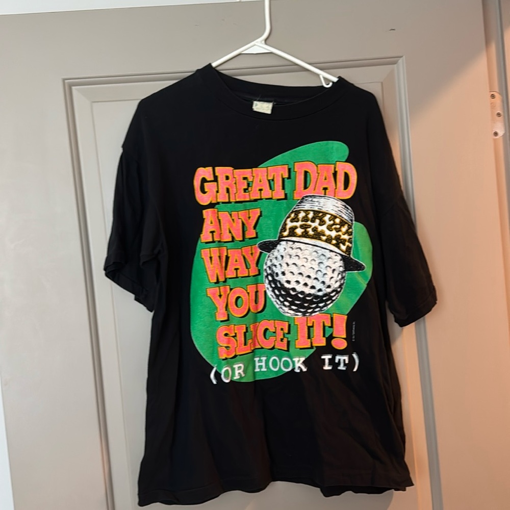 Vintage 1980s Father’s Day Golf T-Shirt Sz Large